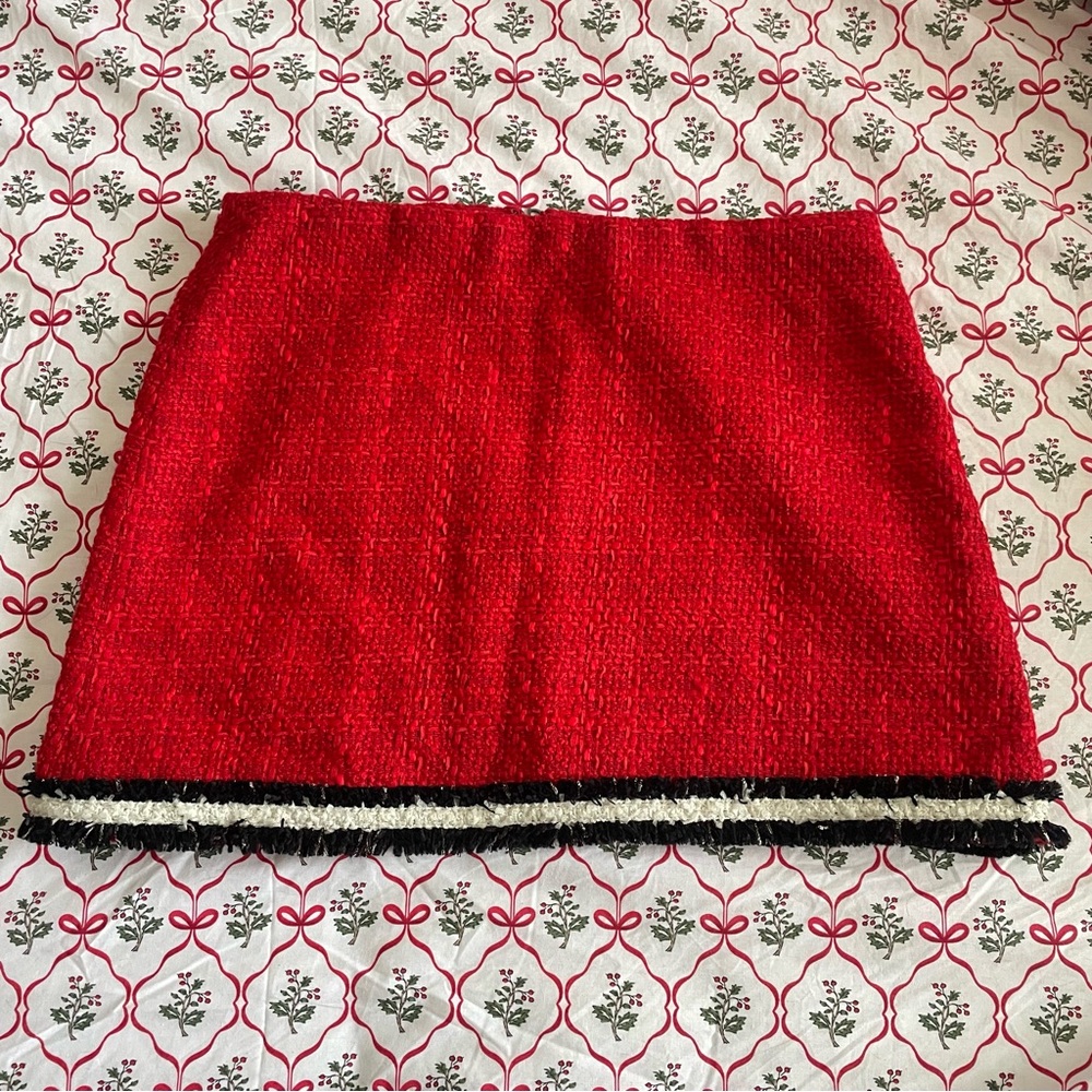 Alice + Olivia Rubi Tweed Micro Mini Skirt - Picture 3 of 5